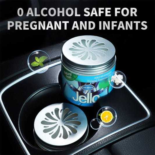 Car Air Freshener Solid Balm Cologne Lavender Lemon Vanilla Odor Eliminator Long-lasting Perfume Scent Ornament Auto Accessoies