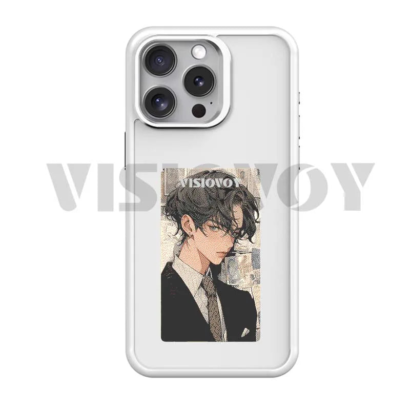 New Trendy Phone Cases That Supports DIY Photo Transfer Via NFC Phone Cases for IPhone 15 14 13 Pro Max Battery Free Phone Funda