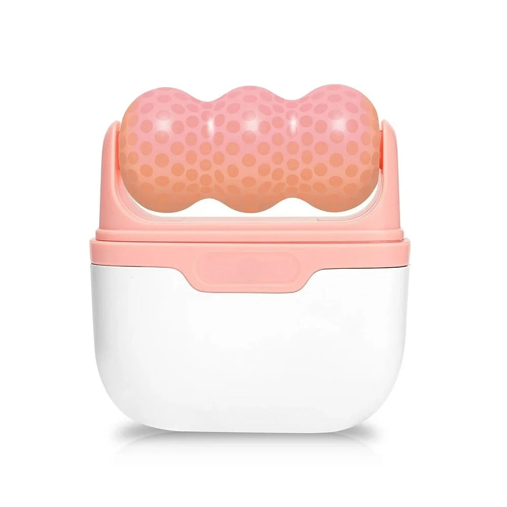 Double Head Ice Roller for Face Eye Puffiness Migraine Pain Relief Minor Injury Facial Cold Body Massage Roller Skin Beauty Tool
