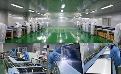 21.5-65 Inch Wall-mounted Digital Photo Frame Solid Wood Smart Advertising Machine Digital Electronic Art Painting LCD Screen