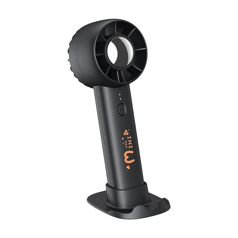 Portable Handheld Fan - 3-Speed Mini Turbo Fan, Folding & Lightweight for Students, Travelers & Office/Outdoor Cooling