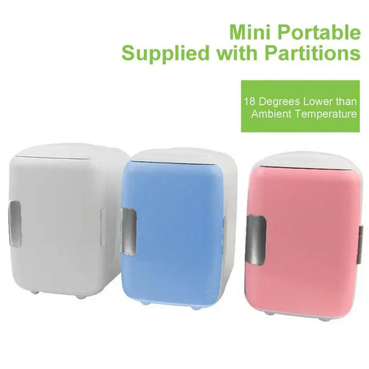 4L Car Refrigerator Portable MINI Fridge 12V cooling / heating Freezer Food Drinke Cooling Storage Box Container auto Refrigerat