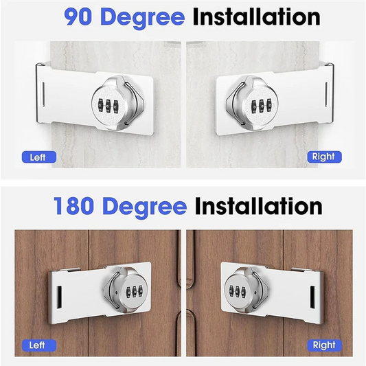 Daily Sale Keyless Cabinet Combination Latch,Cabinet Password Locks For Cabinet,Mailbox,Office File Cabinet Lock Silver Easy To