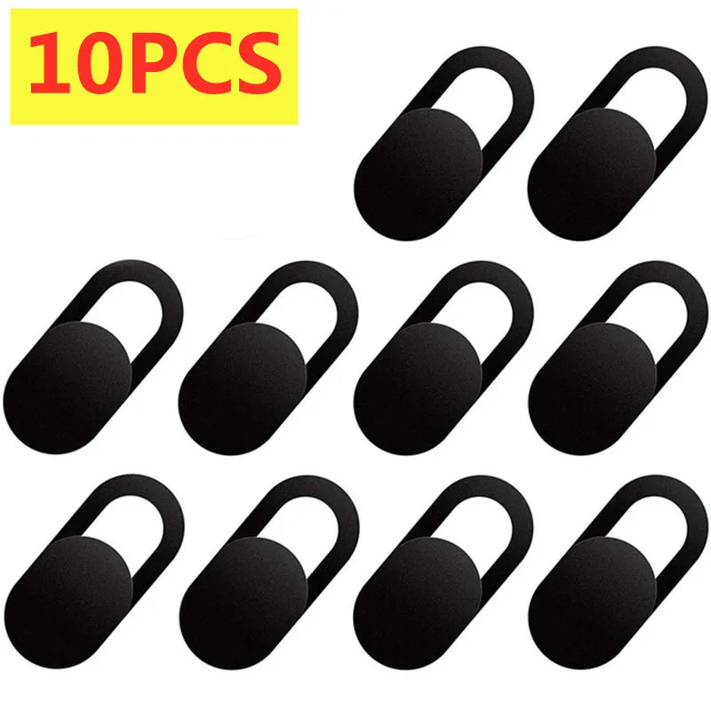Webcam Cover Shutter Magnet Slider Plastic Camera Cover for iPad Tablet Web Laptop Pc Camera Mobile Phone Lenses Privacy Sticker