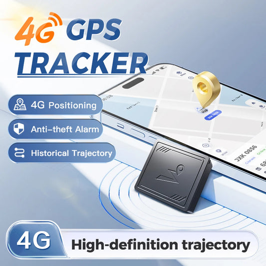 4G GPS Tracker with App Real Time Car Tracking Device Anti-Lost Recording Tracking Device for Cars Kids Pets