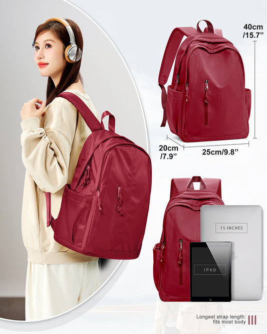 Schoolbag, lovely backpack for junior high school students, leisure backpack for female college students, short-distance travel