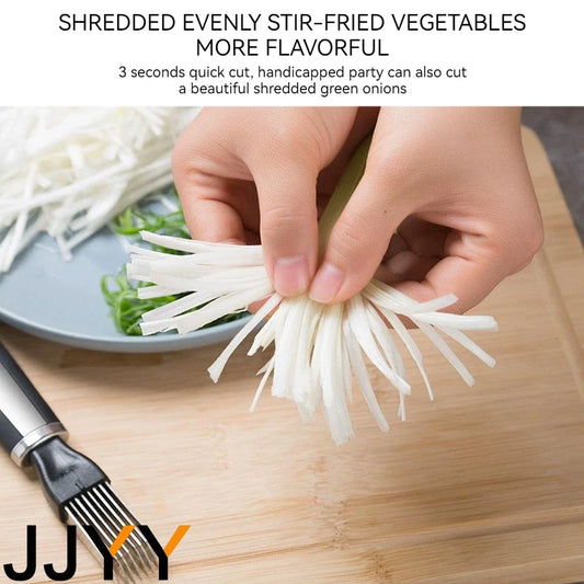 JJYY Garlic Shredders Onion Slicer Cut Onions Vegetable Grater Cutter Multi-slicer Vegetable Tools Shredders Onion Knife