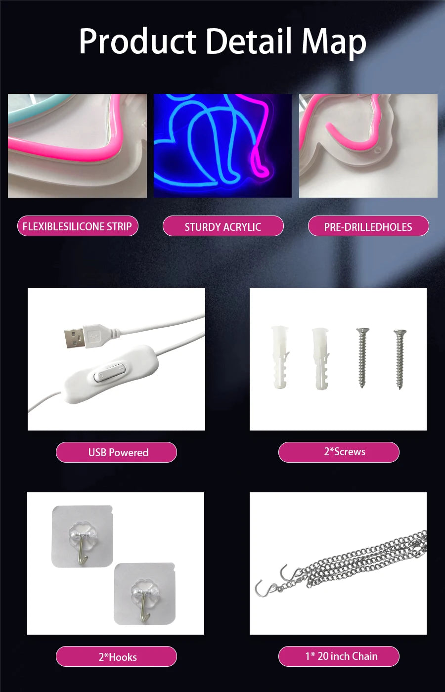 LED Rest Room Neon Sign For Wall Decor, Bathroom Hotels, Bars, Hospitals, Homes And Other Places With Toilets,USB Powered.