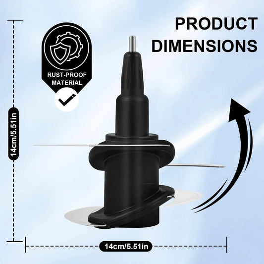 Blender 4 Blade Replacement for Ninja 64-oz 72-oz Food Processor Bowl Chopping Blade FitsBL682 BL770 BL910 BN600 BN601 BN801