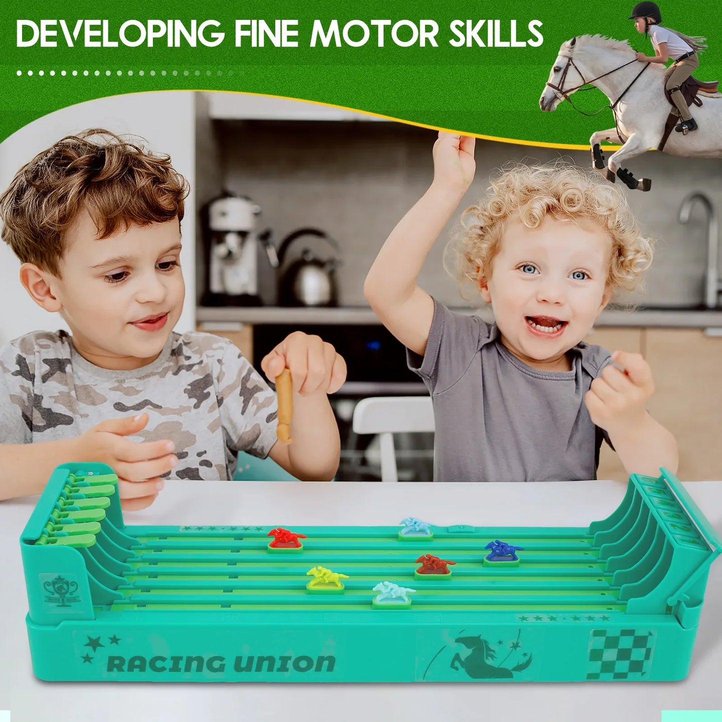 Horse Racing Game Fun Horse Race Board Game Relaxing Horse Running Game Safe Horse Racing Table Game Desktop Entertainment Games