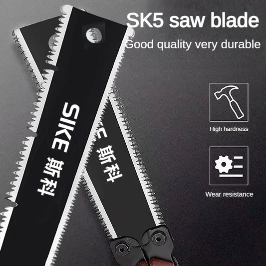 Woodworking specialized hand saw, double-sided saw, tree sawing tool, manual saw blade saw, household small handheld folding saw