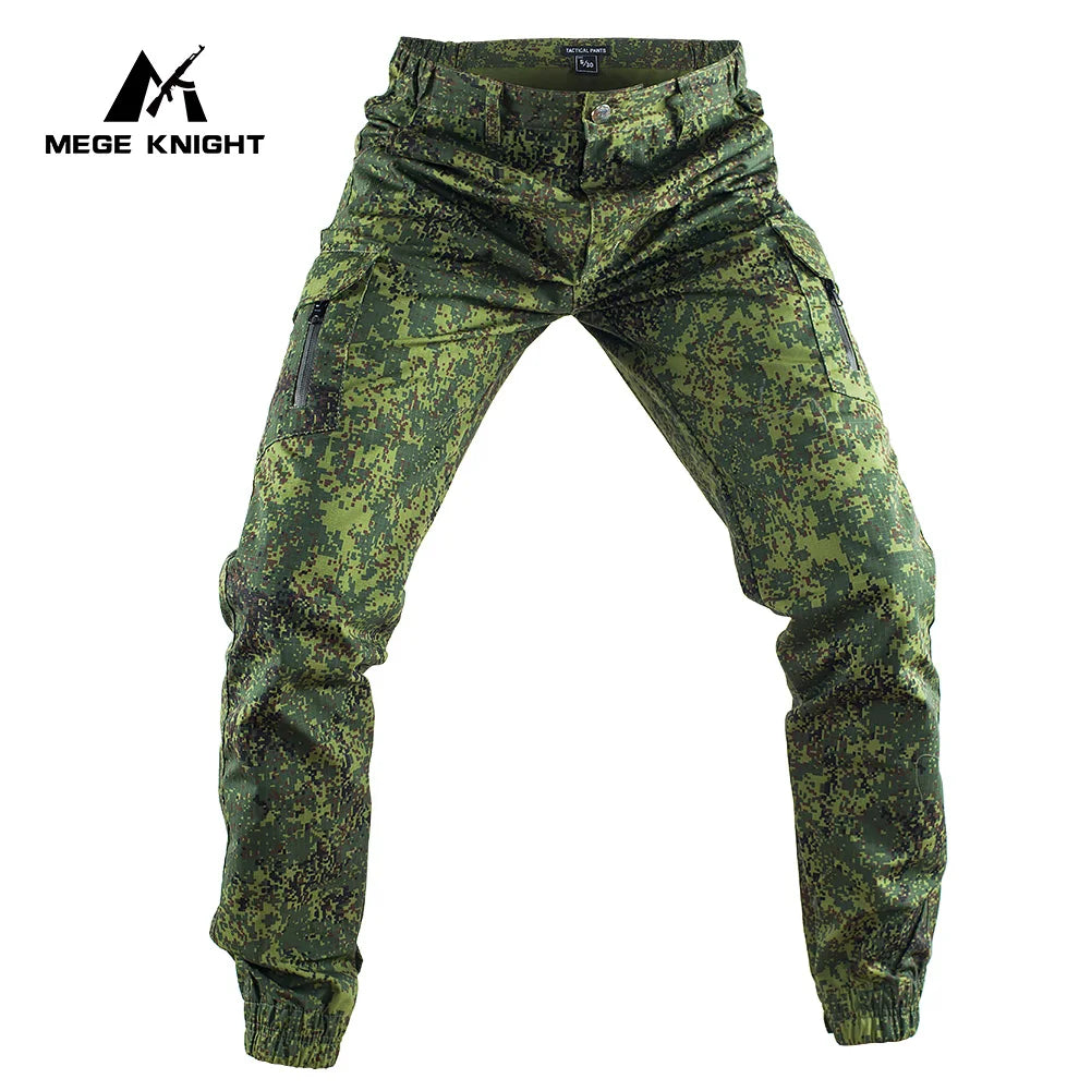 Mege Tactical Cargo Pants Joggers Outdoor Ripstop Working Hiking Hunting Trousers Men's Streetwear