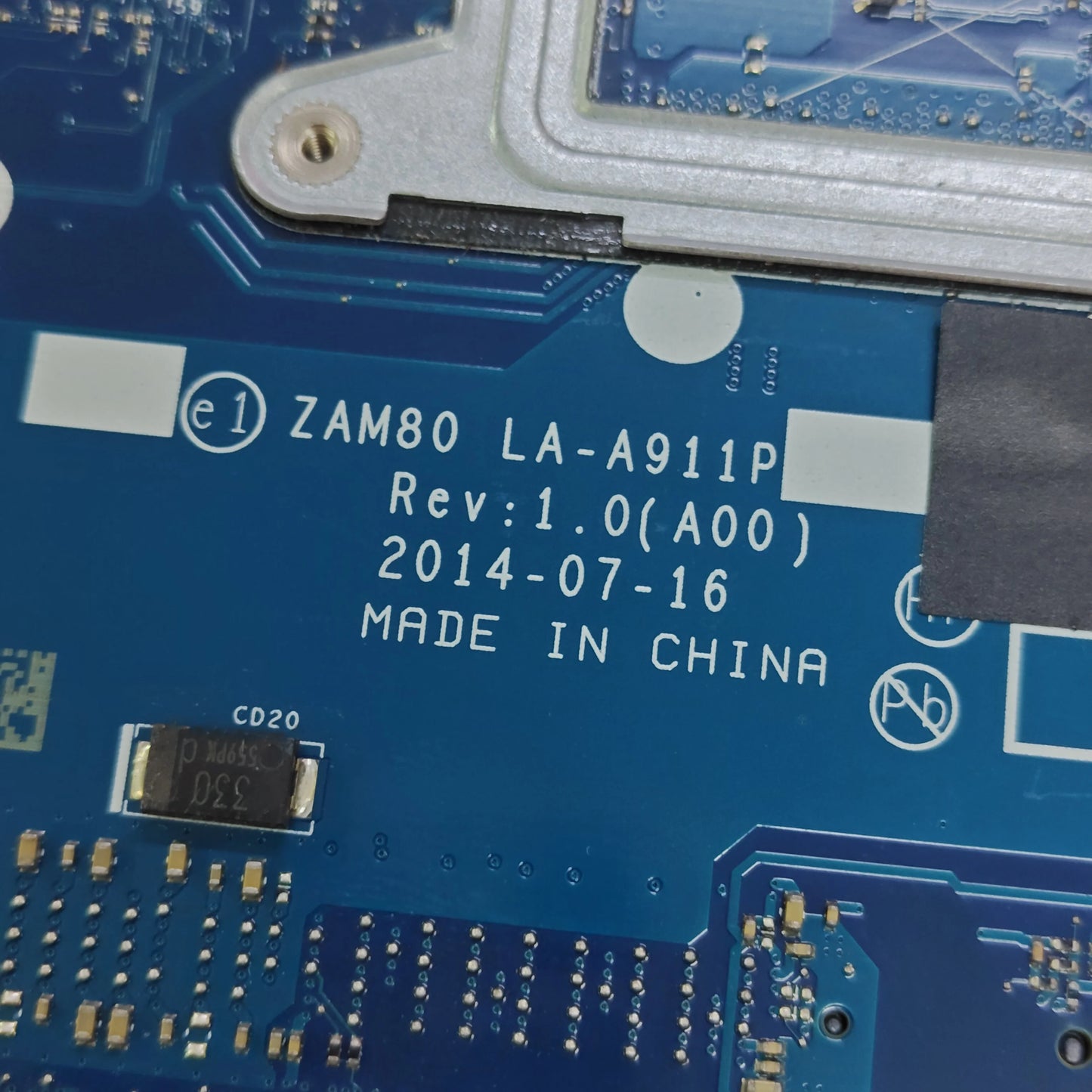 For Dell Latitude E5550 Notebook Mainboard LA-A911P with i5-5300U Laptop Motherboard