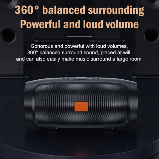 Bluetooth Speaker Dual Speaker Stereo Outdoor TF usb Playback Fm Voice Broadcasting Portable Subwoofer 50 Wireless Speaker
