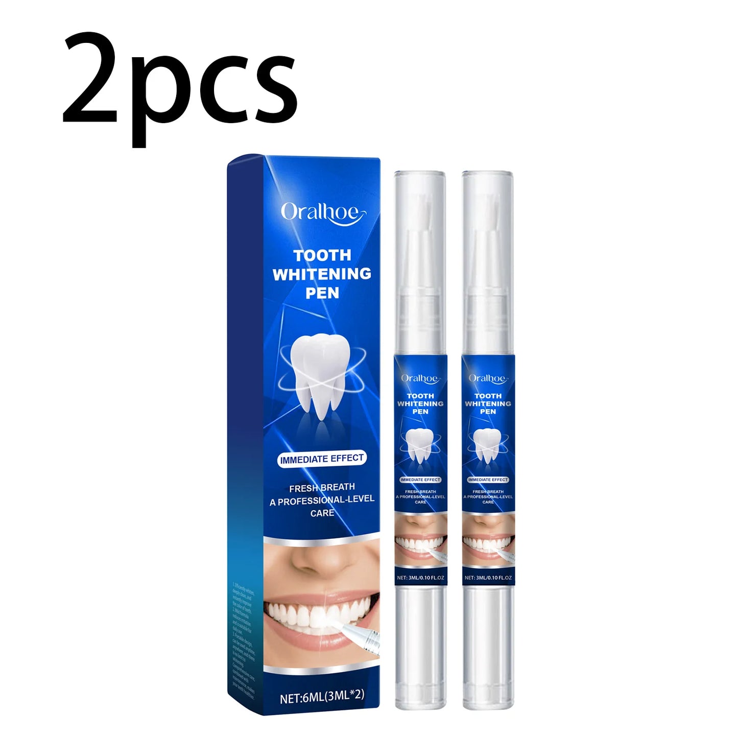 Teeth Whitening Gel Pen Dental Whitener Remove Stains Reduce Yellowing Teeth Gums Treatment Fresh Breath Tooth Brightening Serum