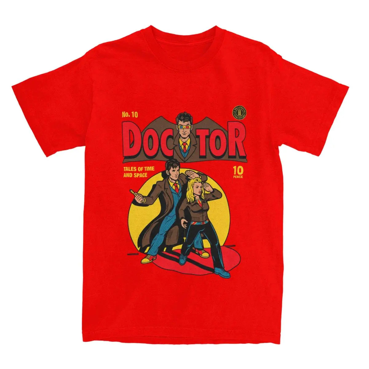 Mens T-Shirt Doctors Who T Shirts Harajuku Godfather Doctors Summer Tees Funny Loose Cotton Tops Plus Size 6XL