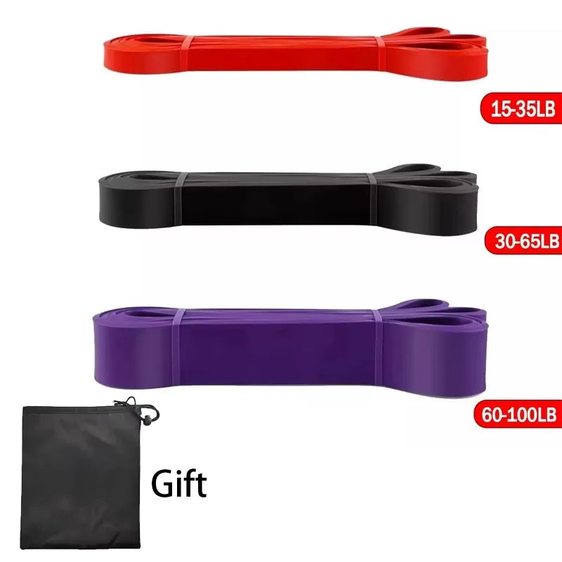 Resistance Bands Exercise Elastic Band Home Yoga Gym Equipment Accessories Sports Power Pull-Up Assist Band Bodybuilding