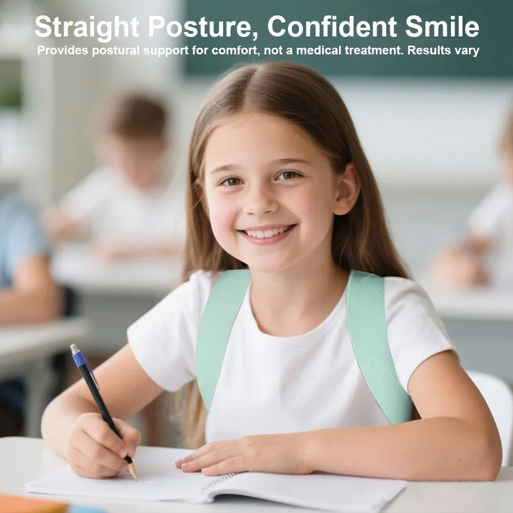 Posture Corrector for Kids,Upper Back Posture Brace for Teenagers Back Straightener Support Under Clothes Spinal Support