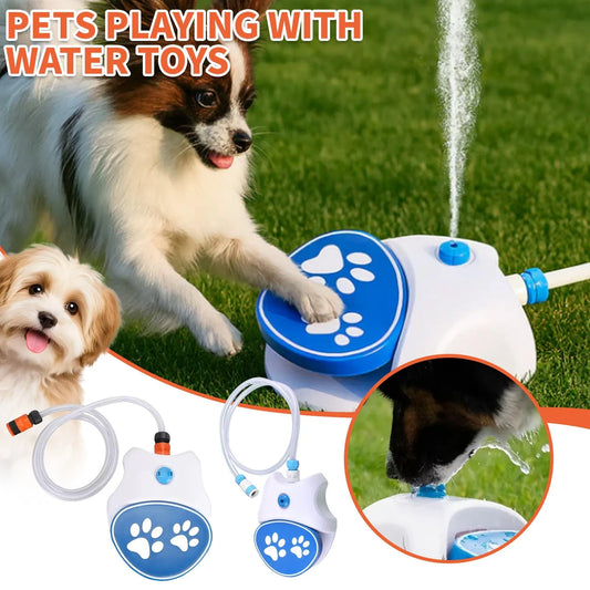 Outdoor Dog Water Fountain Leakproof Simple Use Paw Activated Step On Dog Water Dispenser 2 Water Dispensing Modes for Lawn