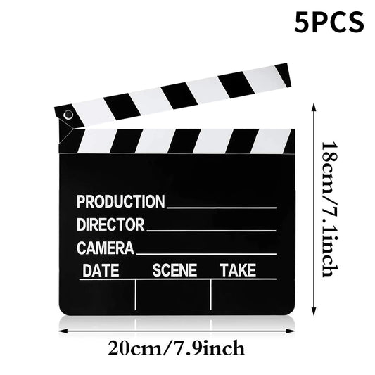 Party holiday party movie clapboard movie card clapperboard movie party prop game party