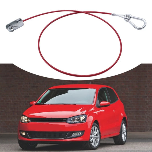 Trailer Dismounting Safety Rope with U shaped Clip and Carabiner Ensure Safe Towing Journey Stainless Steel High Quality