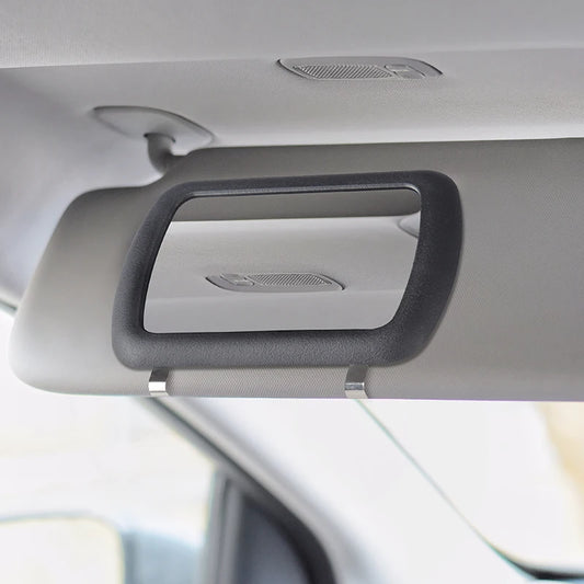 Car Sun Visor Cosmetic Mirror Portable Auto Interior Make Up Mirror Car Sun Visor Decorative Mirror Car Interior Accessories