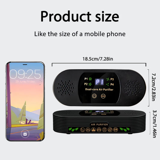 Pet small electronic deodorizer, no need for filter element, small size can be hung on the wall, USB power supply, four gears.