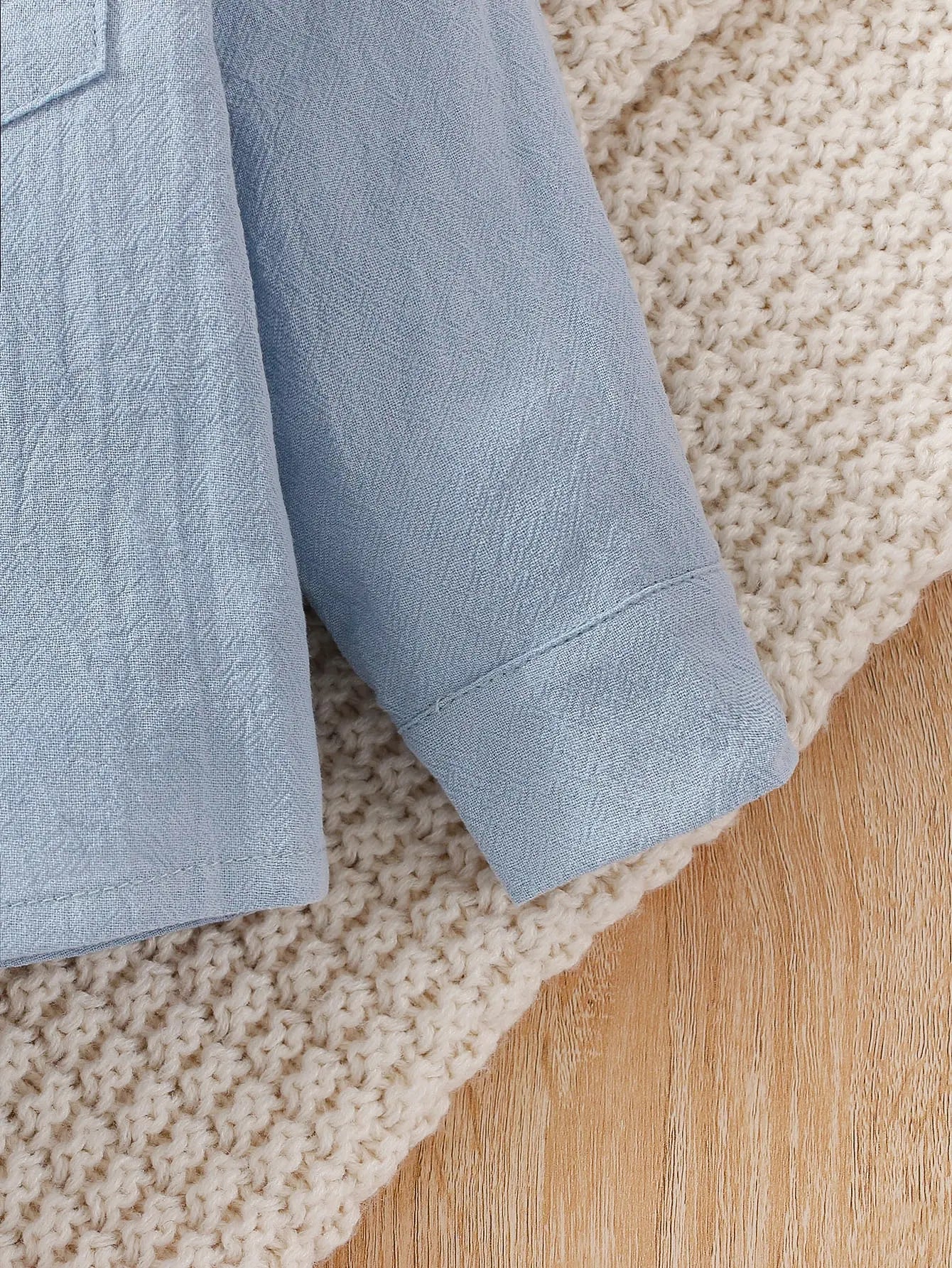 In Autumn For Newborn Baby Boys There Are Long-Sleeved Shirts Solid-Colored Tops Simple Casual Comfortable And Soft Shirts