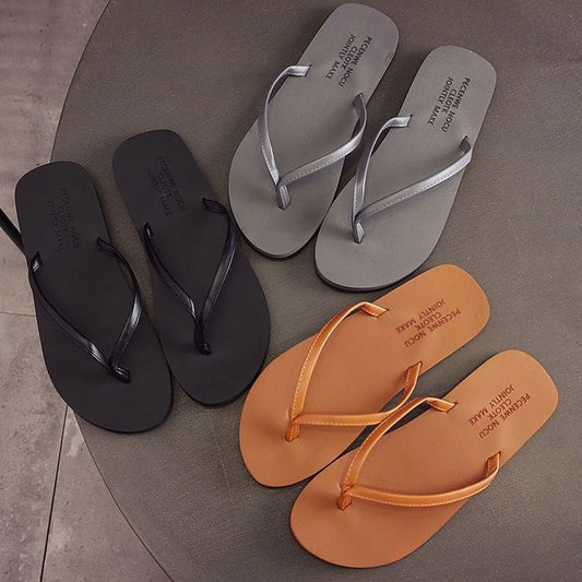 Flip-flops Women's Summer Slippers for Women Non-slip Ins Outdoor Casual Beach Sandal Women Fashion Outerwear Flip Flops