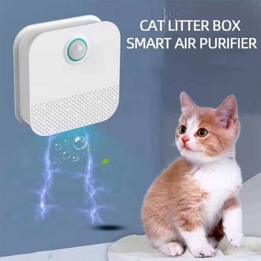 Smart Cat Odor Purifier For Cat Litter Box Deodorizer Pet Toilet Air Purifier Dog Cat Litter Deodorant