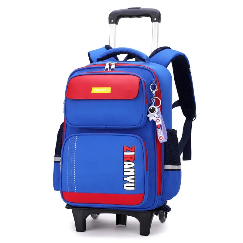 Rolling Backpacks for Primary School Children Trolley School Student Backpack Wheeled Bag Back To School Backpacks with Wheels