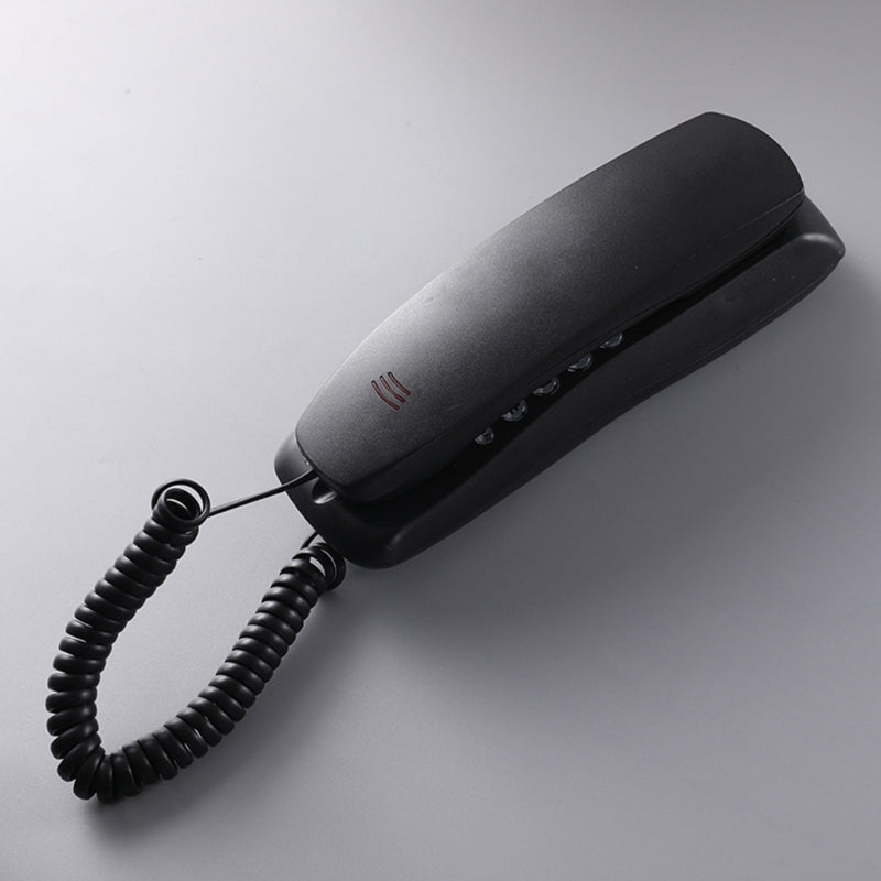 High Quality Landline Telephone with Mute and Redial Functions Easy Install Wall Phone Black/White