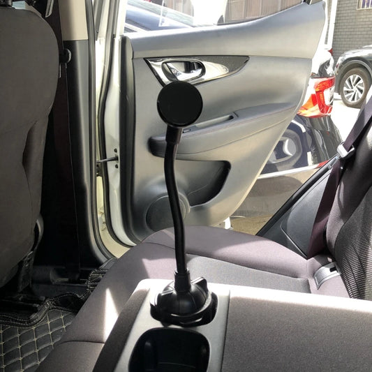 Magnetic Car Cup Holder Phone Mount Magnet Power -Cell Phone Car Mount Stand for Cupholder Compatible with 11 Pro/11/XS