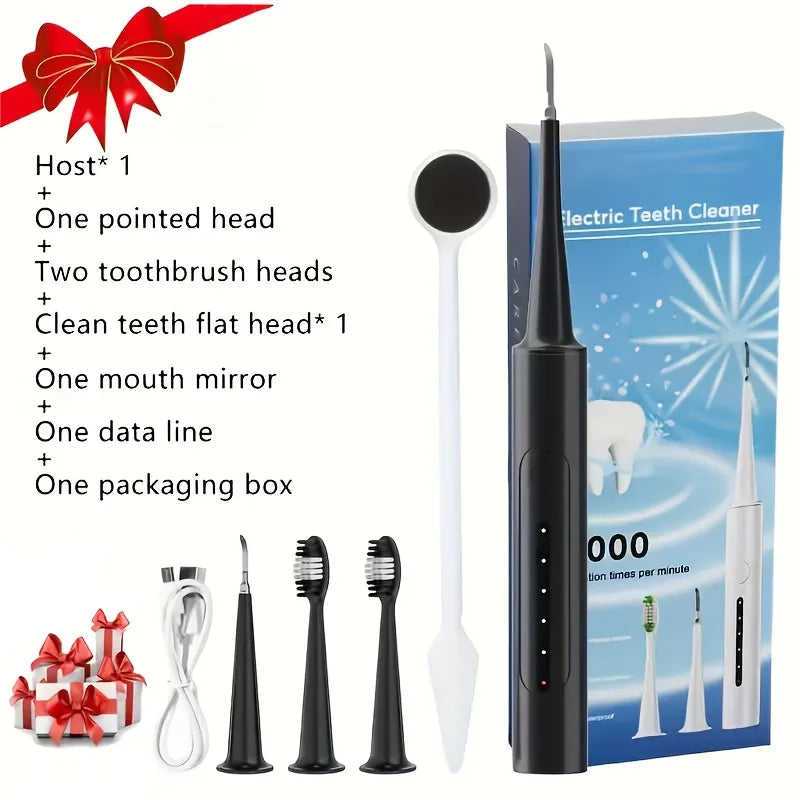 Electric Teeth Whitening Dental Calculus Scaler Plaque Coffee Stain Tartar Removal High Frequency Sonic Toothbrush Teeth Cleaner