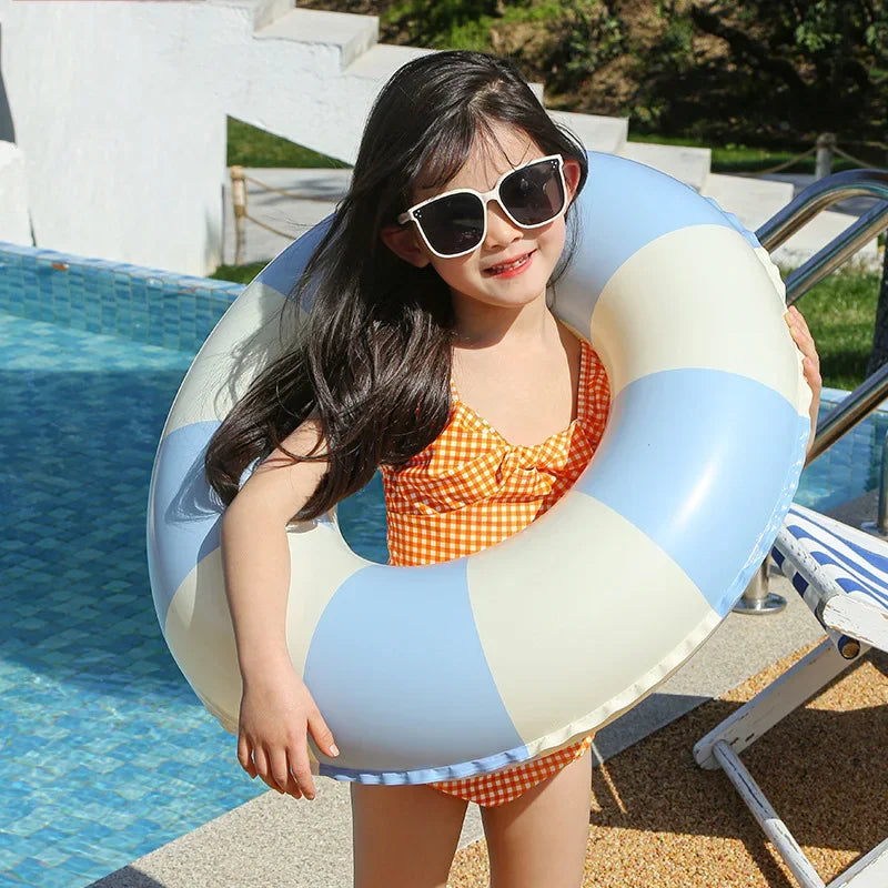 Donut Swimming Ring Inflatable Swimming Pool Floating Youth Children's Swimming Ring Baby Swimming Tube Water Play Pool Toy
