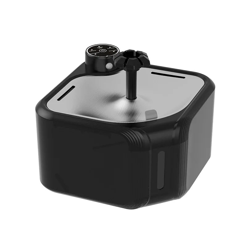 New Stainless Steel Pet Water Fountain Smart Circulating Cat Dog Drinker Automatic Flow Drinking Device