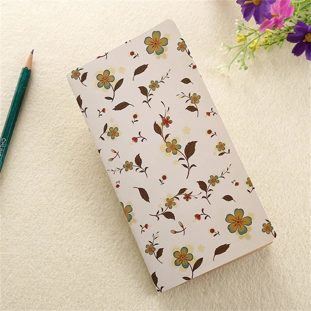 Notebook Kraft Cover Vintage Diary Blank Stationery Planner Writing Paper for Students School Office Supplies