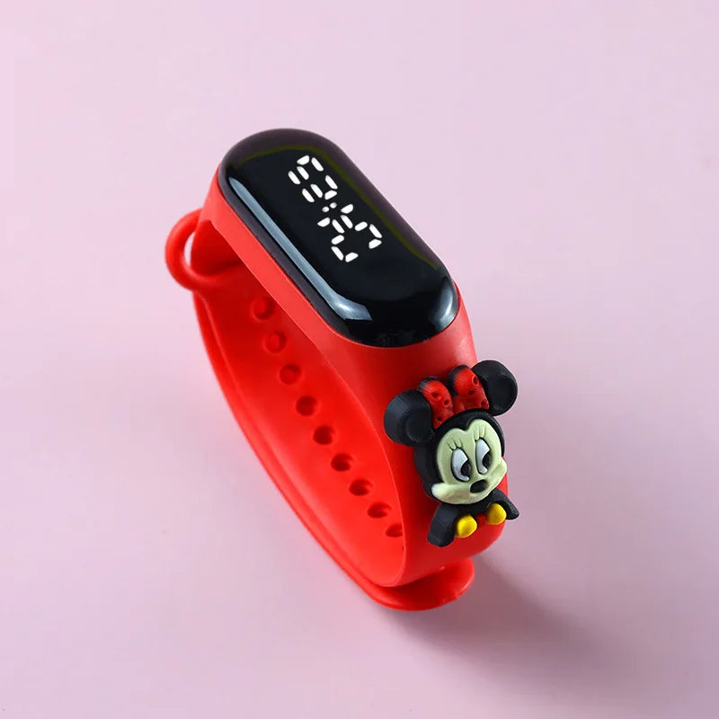 Marvel Children's Watch Fashion Cartoon Watches Electronic Digital LED Display Watches Waterproof Holiday Gift Kids Watches