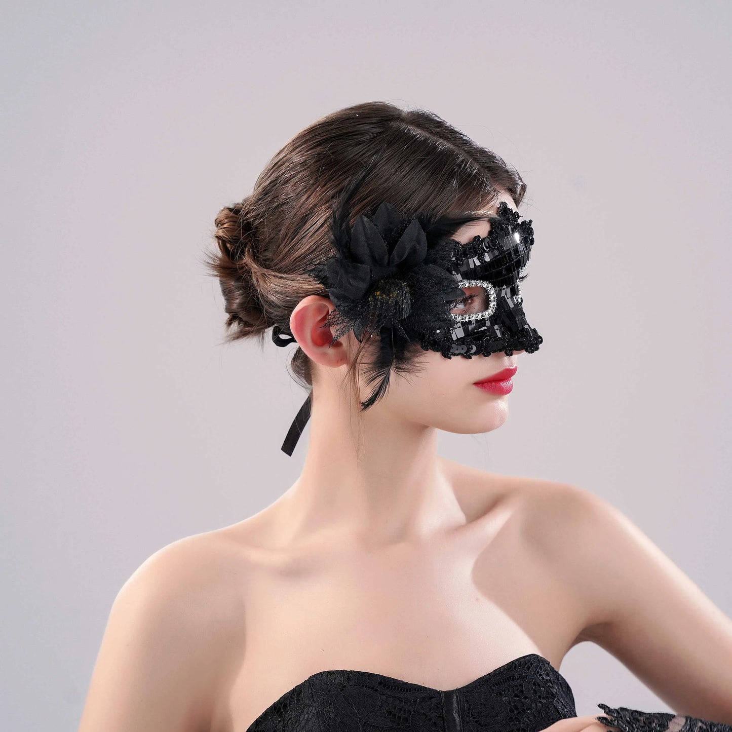 Itacazzo Decorative Props Mysterious & Sexy Ladies' Masquerade Ball Decorative Mask