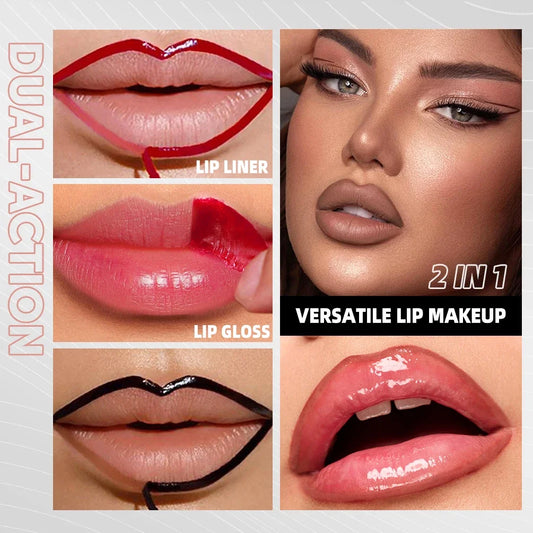 QIBEST 4 Colors Peel Off And Reveal Lip Stain Long Lasting Waterproof Pink Lip Tint Transfer Proof Natural Lip Stain Makeup