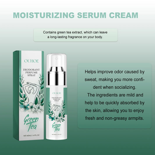 Body Odor Removeral Spray Anti Sweat Remove Smell Underarm Odor Moisturizing Serum Refreshing Soft Skin Perfume Deodorant Spray