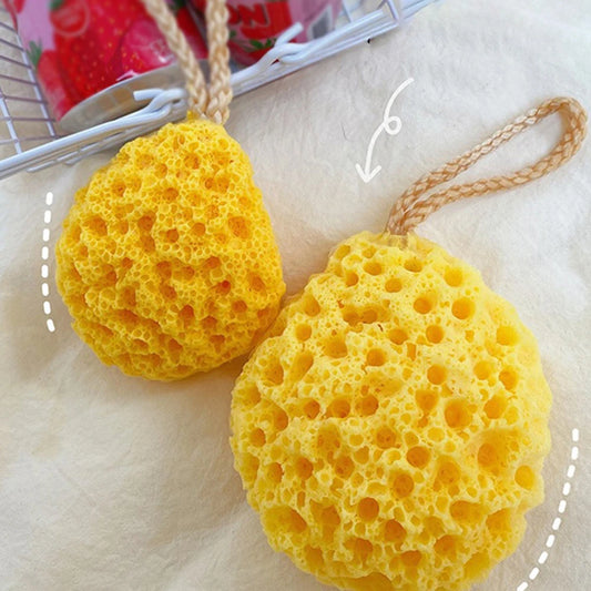 Cheese Bath Ball Japanese Super Soft Lovely Sponge Bath Towel Ladies Children Bath Flower Bath Honeycomb Blister Bath Magic