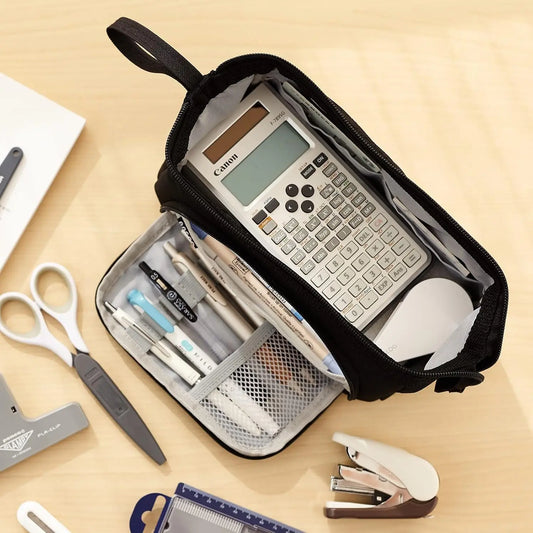 Super Large Capacity Pencil Case School Acsesories Pen Bag Student Box Back to School Office Supplies Statioenry Accessories