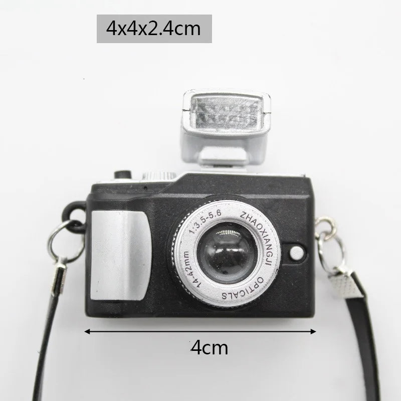 Camera Can Flash 3D Fridge Magnets Resin Creative Refrigerator Magnets Sticker Handicraft Tourist Souvenir Gift Home Decoration