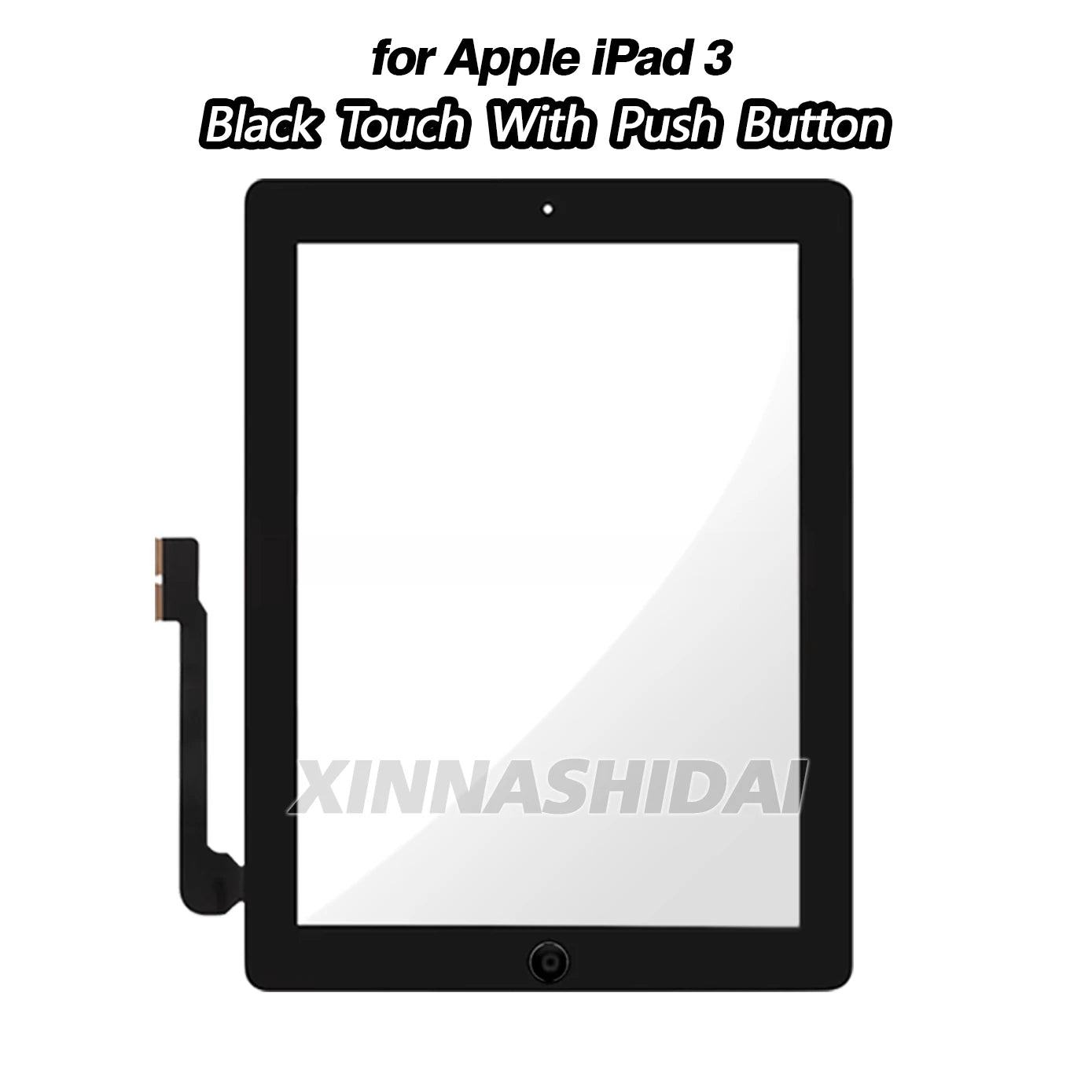 Tablet Touch Panel For iPad 3 A1416 A1430 A1403 Touch Screen Digitizer Assembly with Home Button For iPad 3 Screen Replecement