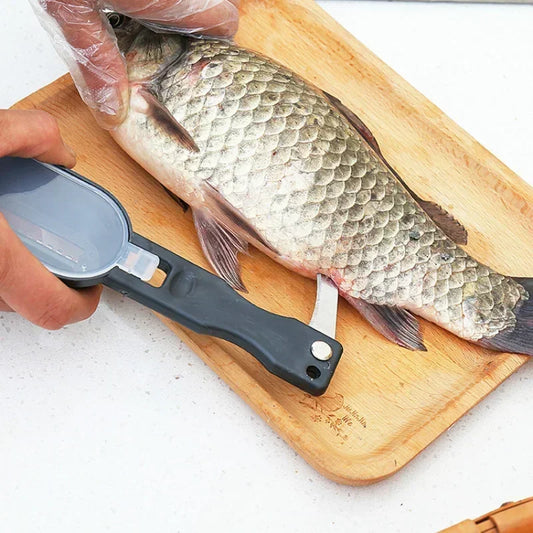 Kitchen Cooking Accessorie Fish Skin Brush Fast Remove Fish Scale Scraper Planer Tool Fish Scaler Fishing Knife Cleaning Tools