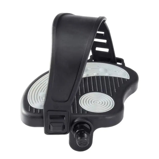 Exercise Bike Pedals 9/16 Universal Bike Pedal With Straps Spin Exercise Bike Pedal Non-Slip For Leg Exercise Desk Pedal Bike