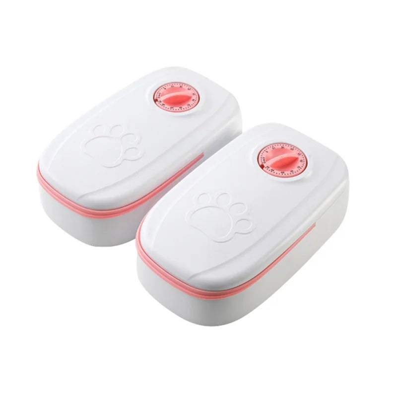 Pet Automatic Timing Feeder Detachable Auto Dog Dry Food Dispenser Smart Pet Food Feeder Timed for Cats Dogs