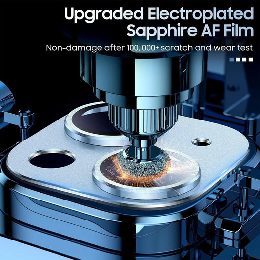 Blue Camera Lens Protection Cover For IPhone 16 15 Pro Max 16 Plus 13 12 Mini 14 13 Pro Max Tempered Glass Protector Accessories