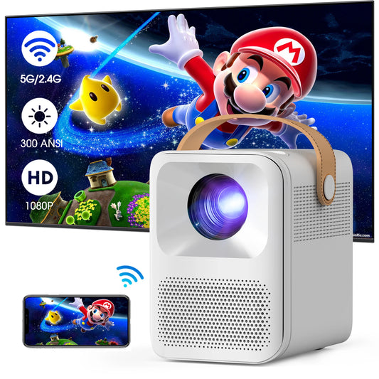 Bluetooth Support Mobile Phone Home Theater Projector Bluetooth Mini 4k Android 9 Projector